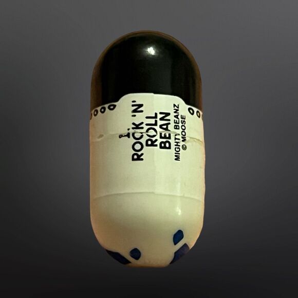 Mighty Beanz #1 Rock N Roll Bean 2003 Series 2 Moose Collectible Toy B4 - Picture 2 of 2